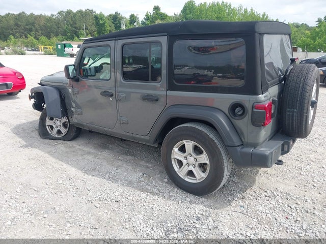 2021 Jeep Wrangler Unlimited Sport S 4x4 მანქანა იყიდება აუქციონზე, vin: 1C4HJXDG8MW511698, აუქციონის ნომერი: 44980998