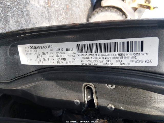 Продажа на аукционе авто 2010 Dodge Ram 1500 Slt/sport/trx, vin: 1D7RV1CT9AS172821, номер лота: 44981102