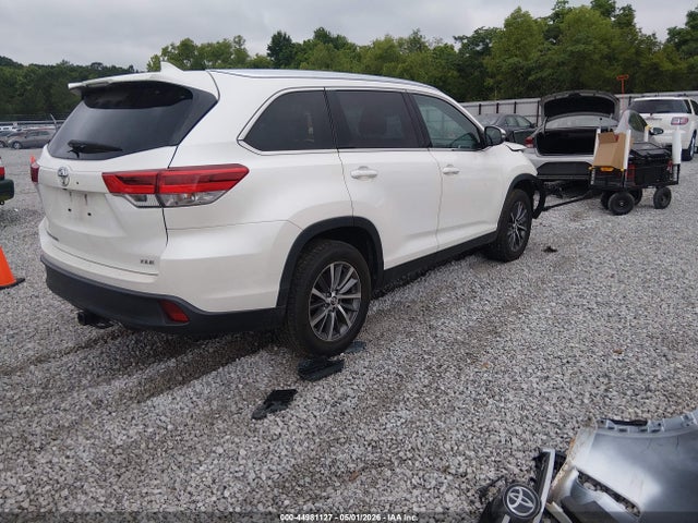 Aukcja sprzedaży 2019 Toyota Highlander Xle, vin: 5TDKZRFH4KS356600, numer aukcji: 44981127