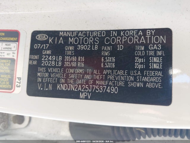 KIA Soul 2018 KNDJN2A25J7537490 Image 9