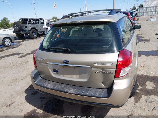 44981291 :رقم المزاد ، 4S4BP61C087339758 vin ، 2008 Subaru Outback 2.5i/2.5i L.l. Bean Edition مزاد بيع