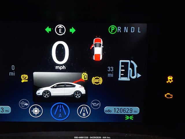 44981330 :رقم المزاد ، 1G1RE6E49EU154013 vin ، 2014 Chevrolet Volt مزاد بيع