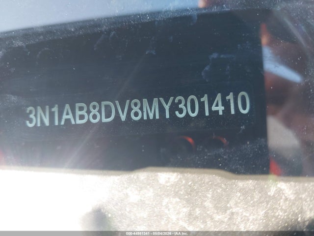 Продажа на аукционе авто 2021 Nissan Sentra Sr Xtronic Cvt, vin: 3N1AB8DV8MY301410, номер лота: 44981341