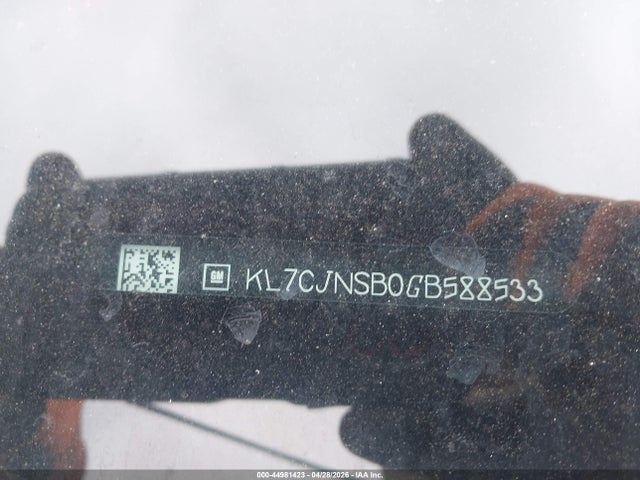 44981423 :رقم المزاد ، KL7CJNSB0GB588533 vin ، 2016 Chevrolet Trax 1ls مزاد بيع
