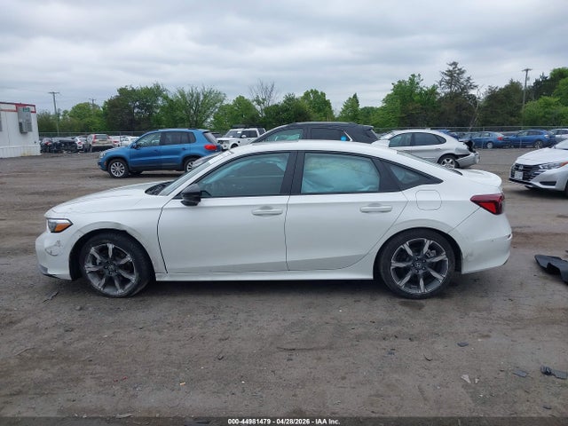 2025 Honda Civic Hybrid Sport/sport Touring მანქანა იყიდება აუქციონზე, vin: 2HGFE4F80SH334707, აუქციონის ნომერი: 44981479