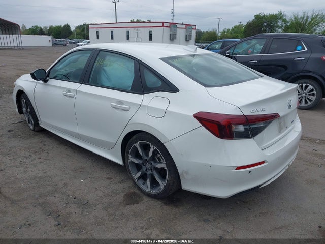 2025 Honda Civic Hybrid Sport/sport Touring მანქანა იყიდება აუქციონზე, vin: 2HGFE4F80SH334707, აუქციონის ნომერი: 44981479