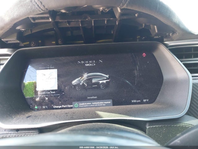44981566 :رقم المزاد ، 5YJXCAE29GF004243 vin ، 2016 Tesla Model X 60d/70d/75d/90d مزاد بيع