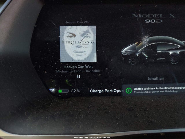 44981566 :رقم المزاد ، 5YJXCAE29GF004243 vin ، 2016 Tesla Model X 60d/70d/75d/90d مزاد بيع