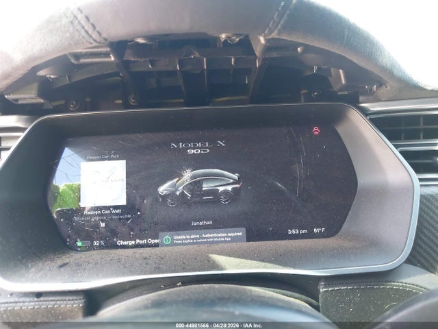 44981566 :رقم المزاد ، 5YJXCAE29GF004243 vin ، 2016 Tesla Model X 60d/70d/75d/90d مزاد بيع