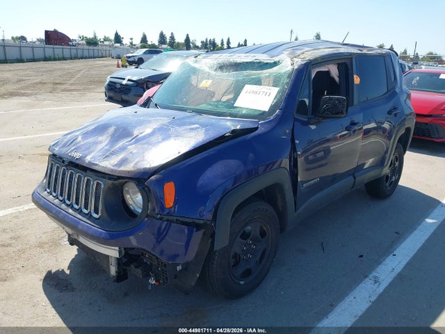 2017 Jeep Renegade Sport 4x4 მანქანა იყიდება აუქციონზე, vin: ZACCJBAB6HPG07015, აუქციონის ნომერი: 44981711
