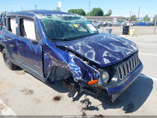 2017 Jeep Renegade Sport 4x4 მანქანა იყიდება აუქციონზე, vin: ZACCJBAB6HPG07015, აუქციონის ნომერი: 44981711