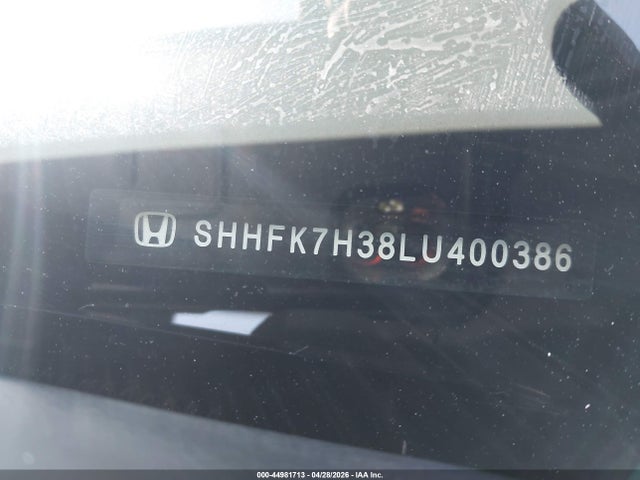 Honda Civic Lx 2020 SHHFK7H38LU400386 Image 9