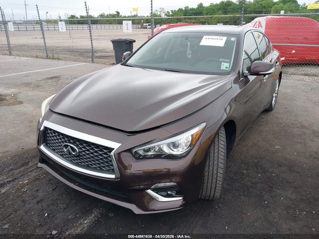44981838 :رقم المزاد ، JN1CV7AP7JM240145 vin ، 2018 Infiniti Q50 2.0t Luxe مزاد بيع