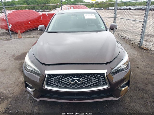 44981838 :رقم المزاد ، JN1CV7AP7JM240145 vin ، 2018 Infiniti Q50 2.0t Luxe مزاد بيع