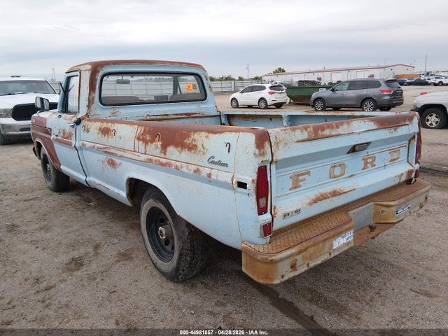 Продажа на аукционе авто 1972 Ford F100, vin: F10YRP09193, номер лота: 44981857