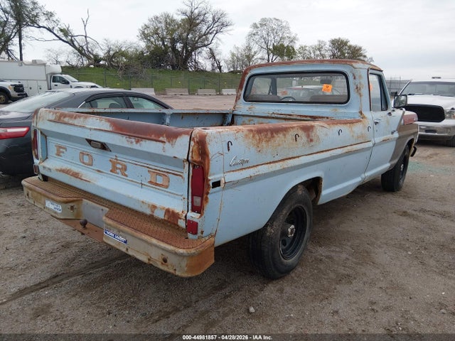Продажа на аукционе авто 1972 Ford F100, vin: F10YRP09193, номер лота: 44981857