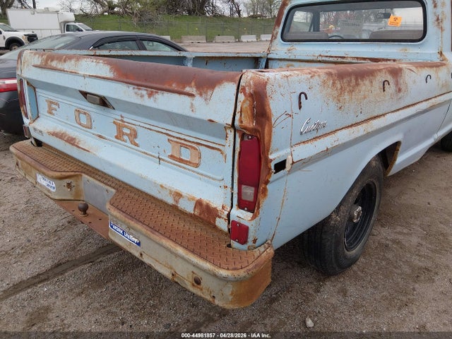 Продажа на аукционе авто 1972 Ford F100, vin: F10YRP09193, номер лота: 44981857