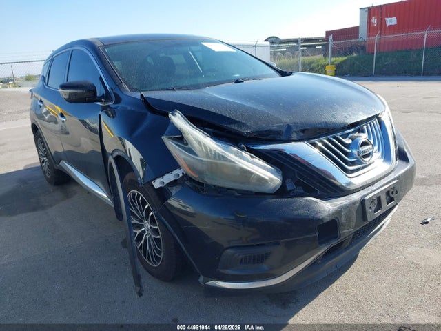 Продажа на аукционе авто 2018 Nissan Murano S, vin: 5N1AZ2MH0JN183096, номер лота: 44981944
