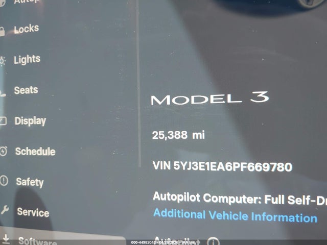 Tesla Model 3 Rear-wheel Drive 2023 5YJ3E1EA6PF669780 Image 14