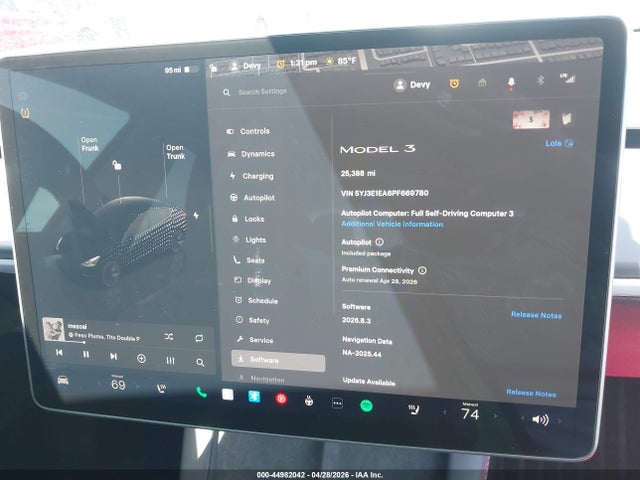 Tesla Model 3 Rear-wheel Drive 2023 5YJ3E1EA6PF669780 Image 17