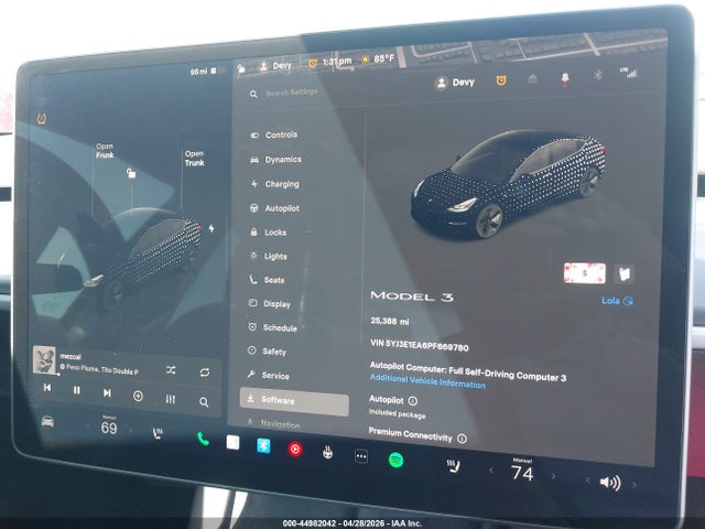 Tesla Model 3 Rear-wheel Drive 2023 5YJ3E1EA6PF669780 Image 7