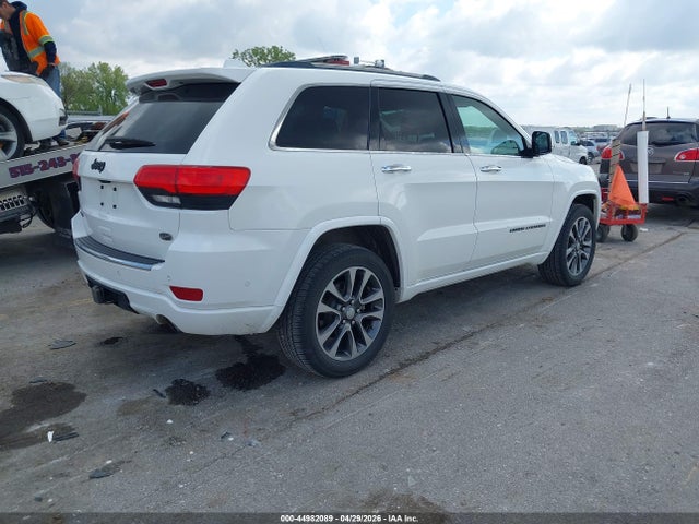44982089 :رقم المزاد ، 1C4RJFCG7HC615977 vin ، 2017 Jeep Grand Cherokee Overland 4x4 مزاد بيع