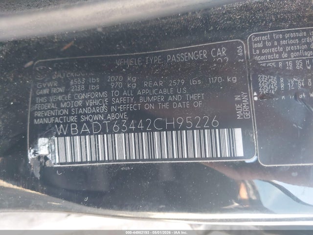 Aukcja sprzedaży 2002 Bmw 530ia, vin: WBADT63442CH95226, numer aukcji: 44982193