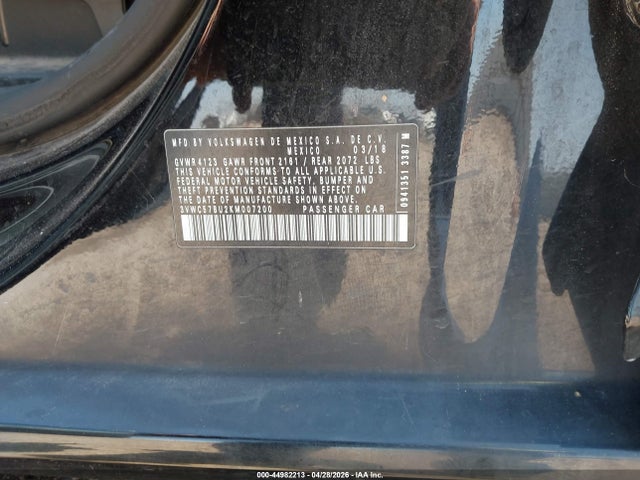Aukcja sprzedaży 2019 Volkswagen Jetta 1.4t R-line/1.4t S/1.4t Se, vin: 3VWC57BU2KM007200, numer aukcji: 44982213