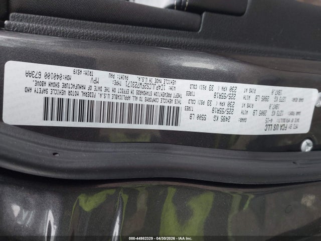 Продаж на аукціоні авто 2015 Jeep Cherokee Latitude Altitude, vin: 1C4PJLCS2FW723171, номер лоту: 44982329