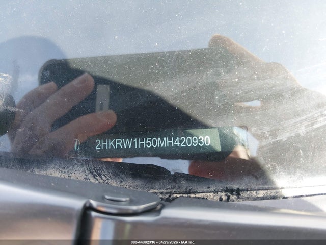 2HKRW1H50MH420930 Honda Cr-v 2wd Ex