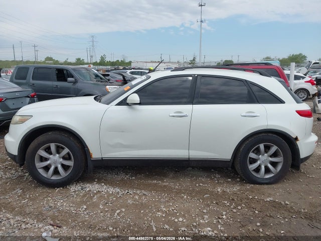 Продажа на аукционе авто 2004 Infiniti Fx35, vin: JNRAS08W84X215775, номер лота: 44982375