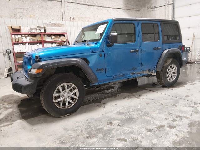 1C4HJXDNXPW643395 Jeep Wrangler 4-door Sport S 4x4
