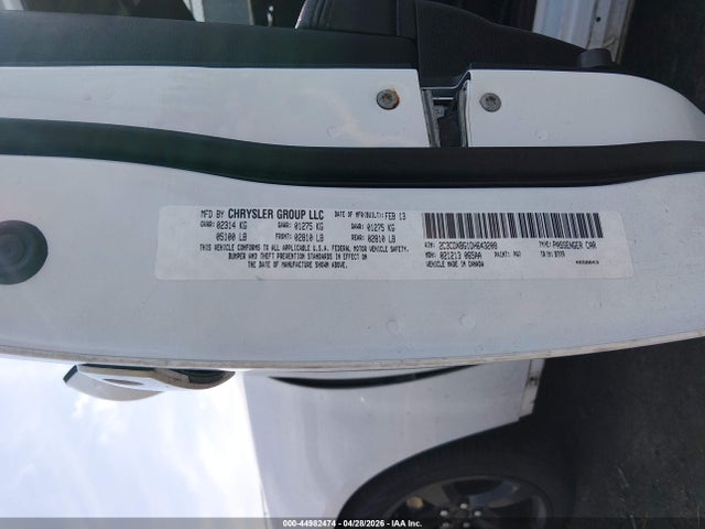 Aukcja sprzedaży 2013 Dodge Charger Se, vin: 2C3CDXBG1DH643208, numer aukcji: 44982474