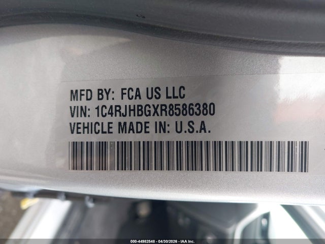 2024 Jeep Grand Cherokee Limited 4x4 მანქანა იყიდება აუქციონზე, vin: 1C4RJHBGXR8586380, აუქციონის ნომერი: 44982548