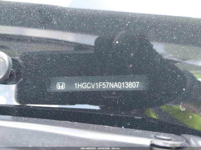 Продаж на аукціоні авто 2022 Honda Accord Ex-l, vin: 1HGCV1F57NA013807, номер лоту: 44982582