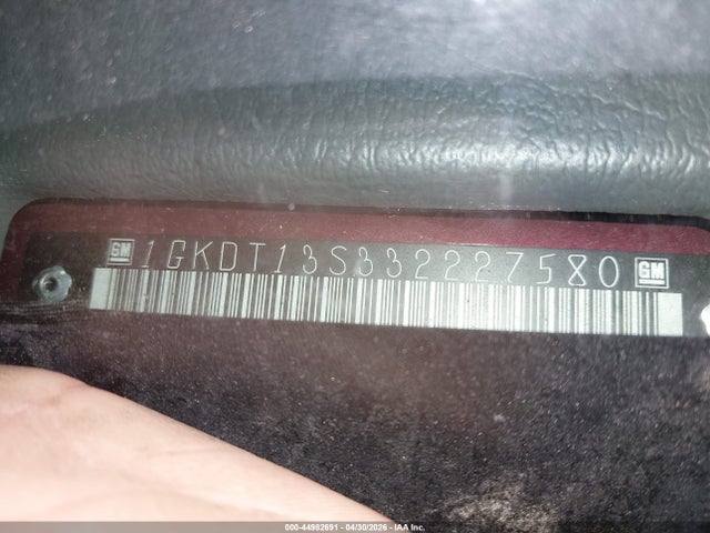 Aukcja sprzedaży 2003 Gmc Envoy Sle, vin: 1GKDT13S332227580, numer aukcji: 44982691
