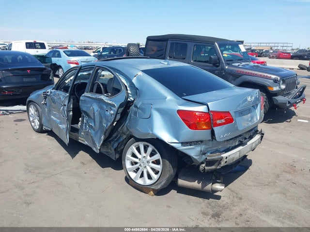 Продажа на аукционе авто 2007 Lexus Is 250, vin: JTHBK262475027589, номер лота: 44982694