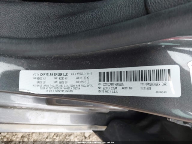 44982716 :رقم المزاد ، 1C3CCCAB8FN588655 vin ، 2015 Chrysler 200 Limited مزاد بيع