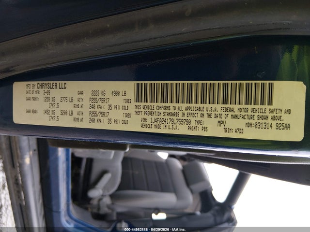 Aukcja sprzedaży 2009 Jeep Wrangler X, vin: 1J4FA24179L759790, numer aukcji: 44982886