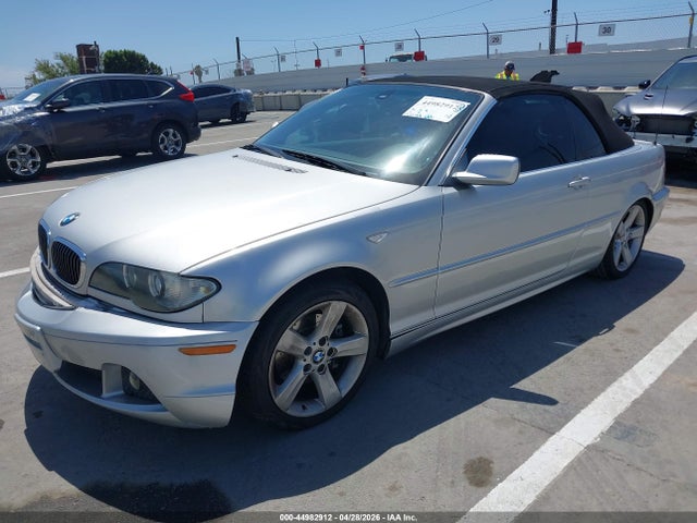 2006 Bmw 325ci მანქანა იყიდება აუქციონზე, vin: WBABW33476PX86741, აუქციონის ნომერი: 44982912