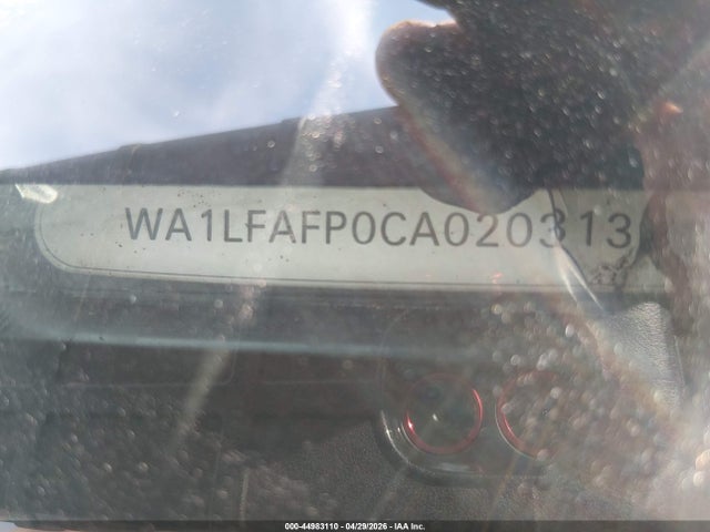44983110 :رقم المزاد ، WA1LFAFP0CA020313 vin ، 2012 Audi Q5 2.0t Premium مزاد بيع