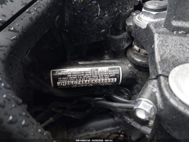 44983159 :رقم المزاد ، JH2SC7454EK000990 vin ، 2014 Honda Ctx1300 A مزاد بيع