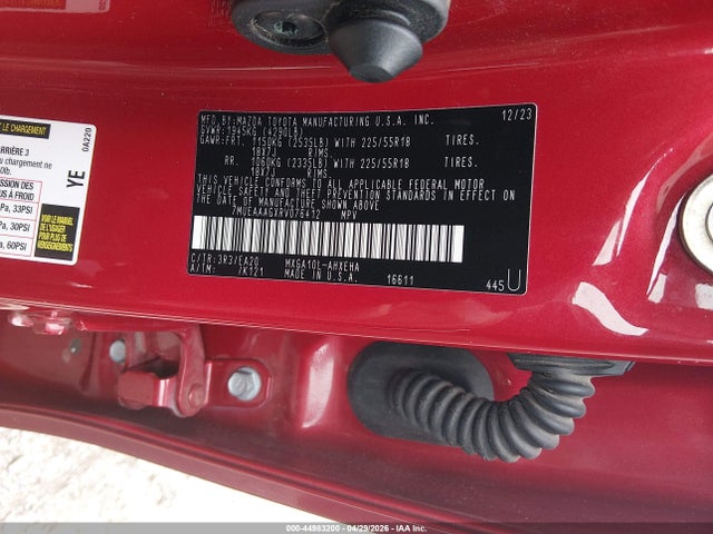 Aukcja sprzedaży 2024 Toyota Corolla Cross Xle, vin: 7MUEAAAGXRV076412, numer aukcji: 44983200