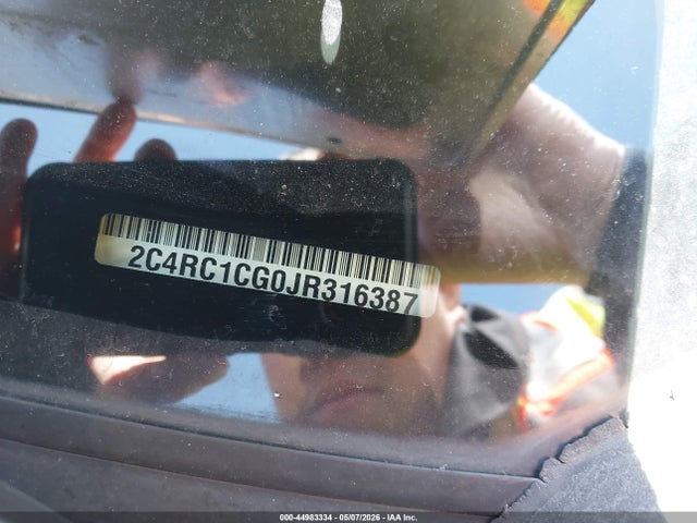 Aukcja sprzedaży 2018 Chrysler Pacifica Lx, vin: 2C4RC1CG0JR316387, numer aukcji: 44983334