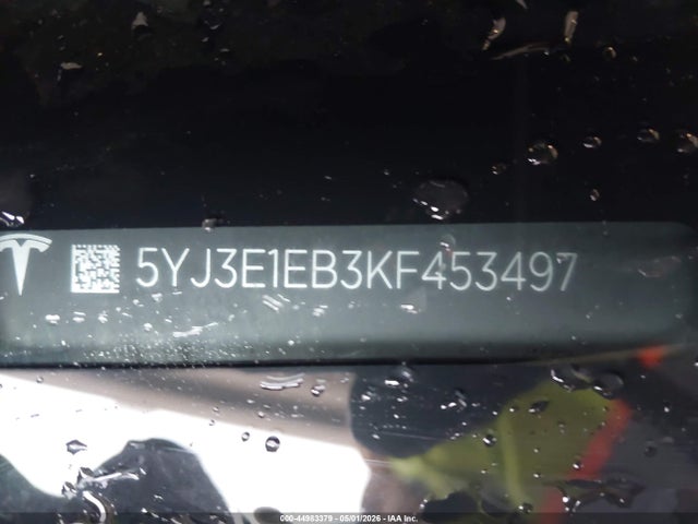 Продаж на аукціоні авто 2019 Tesla Model 3 Long Range/performance, vin: 5YJ3E1EB3KF453497, номер лоту: 44983379