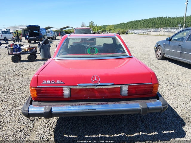 Aukcja sprzedaży 1982 Mercedes-benz 380 Sl, vin: WDBBA45A7CB009798, numer aukcji: 44983451