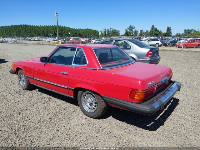 Aukcja sprzedaży 1982 Mercedes-benz 380 Sl, vin: WDBBA45A7CB009798, numer aukcji: 44983451