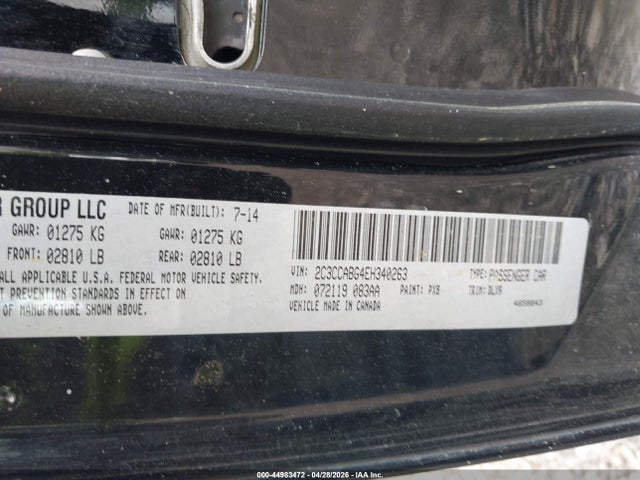 Продажа на аукционе авто 2014 Chrysler 300 300s, vin: 2C3CCABG4EH340263, номер лота: 44983472