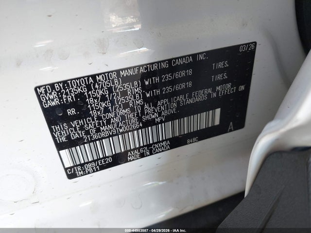 Toyota Rav4 Xle Premium 2026 2T36DRBV9TW002664 Image 9