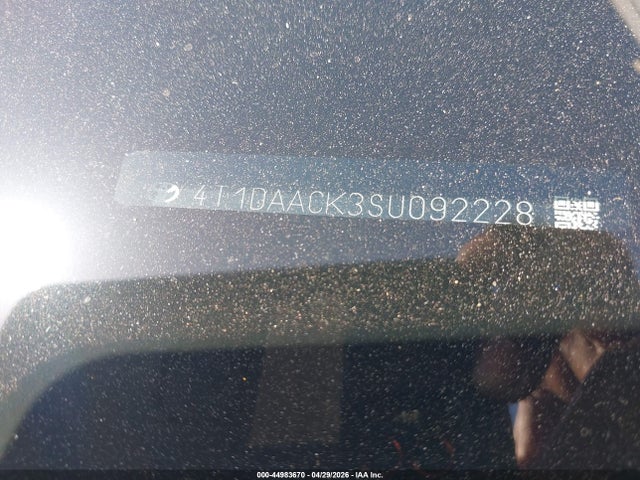 4T1DAACK3SU092228 Toyota CAMRY LE